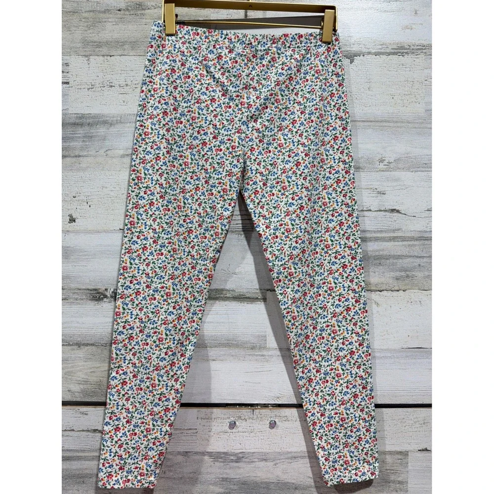 Polo Ralph Lauren Leggings Girls XL 16 Multicolor Floral Cottagecore EUC